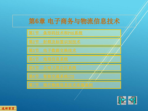 电子商务与物流第6章 电子商务与物流信息技术