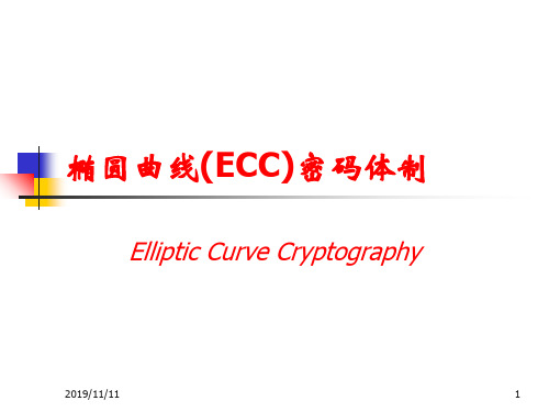 现现代密学 第10讲ECC