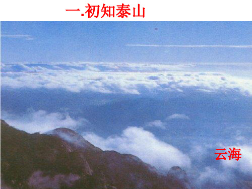 登泰山记ppt96