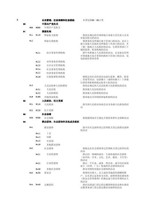 公共管理、社会保障和社会组织