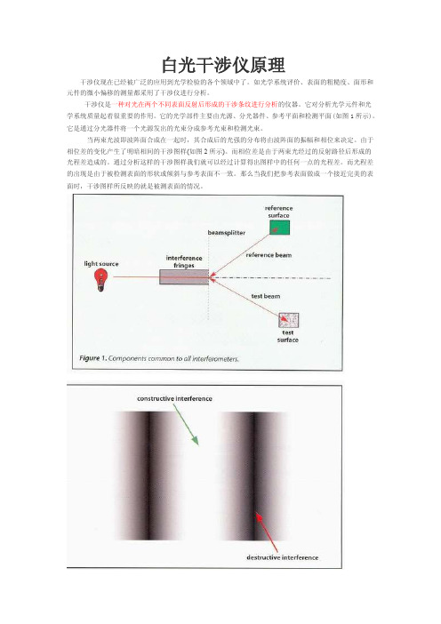 白光干涉仪原理