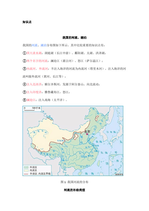 高中地理——每日讲1题(我国的河流、水补给类型、世界气候)