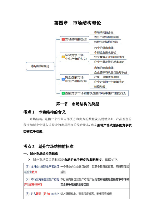 4市场结构理论