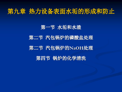 9第九章 水垢形成及防止