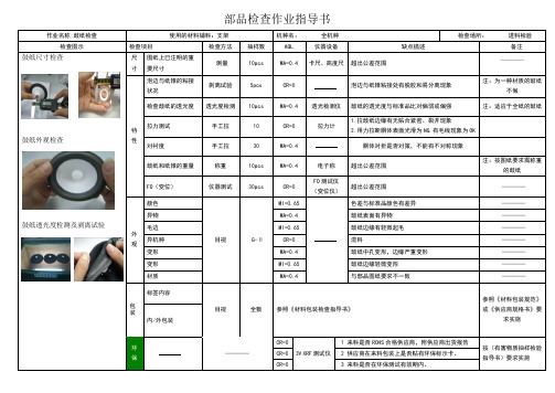 喇叭鼓纸检查作业指导书