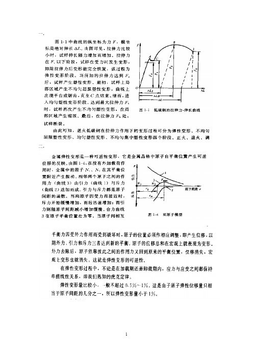 川大工程材料力学性能考试资料