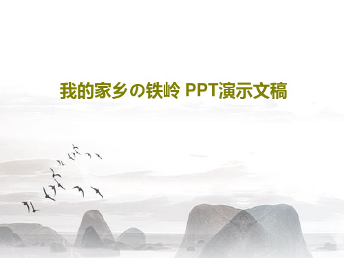 我的家乡の铁岭 PPT演示文稿共75页