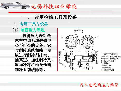 汽车空调系统的维修