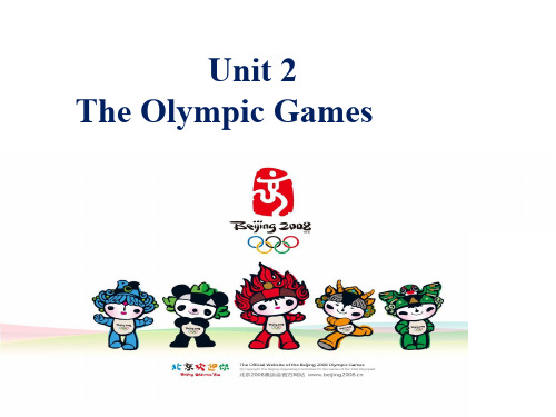 unit 2 the olympic games _词汇课件