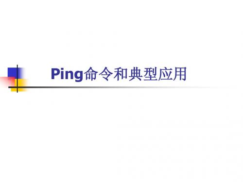 Ping命令和典型应用