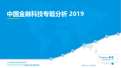 中国金融科技专题分析 2019