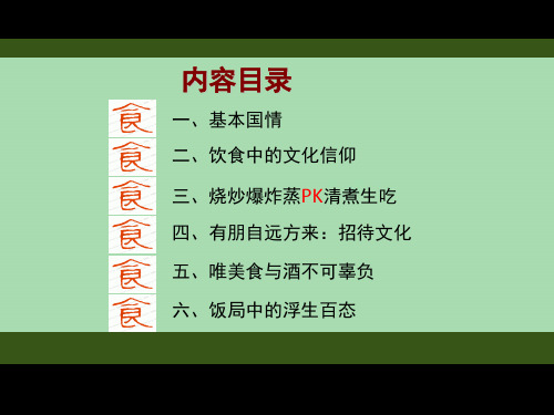 中日饮食文化的差异ppt课件