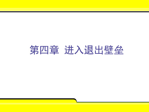 产业经济学4.2  退出壁垒