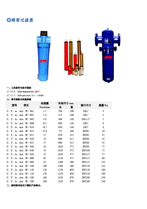 高效除油过滤器