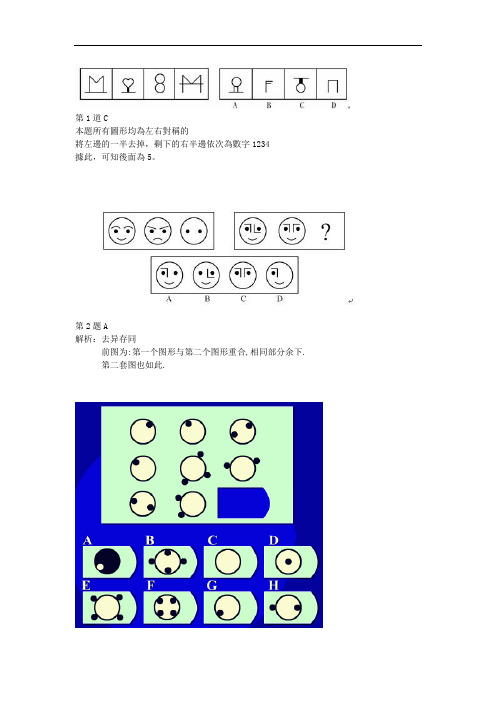 经典图形100道解析大全