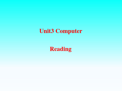 人教版高一英语必修二Unit3 Reading课件