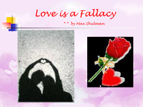 LOVE IS A FALLACY