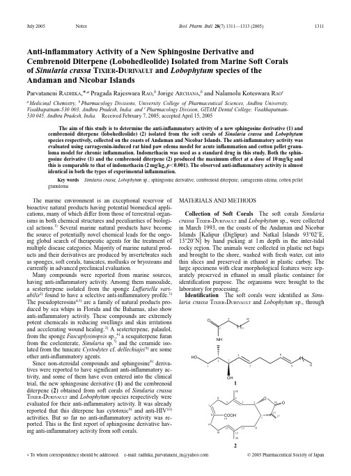 2005Anti-inflammatory