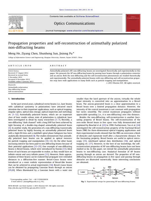 Propagation properties and self-reconstruction of a zimuthally polarized non-diffractingbeams