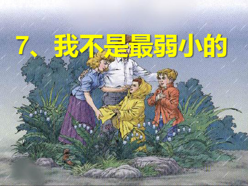 《我不是最弱小的》人教版二年级语文下册课件PPT(5篇)