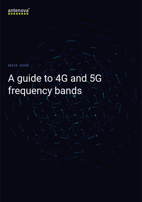 4G 和 5G 频段指南说明书