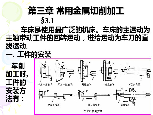 第三章-金属切削加工.