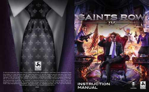 Saints Row IV 游戏说明书