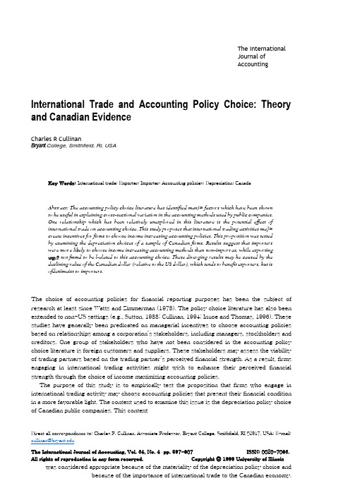 The International Journal of Accounting