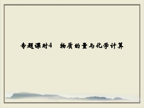 (江苏)高考化学一轮复习PPT课件(原文)专题+专题课+物质的量与化学计算(新)