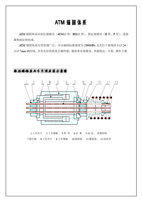 3、ATM锚固体系.ATM15型圆锚.ABM15型扁锚