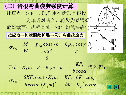 标准直齿圆柱齿轮强校核计算