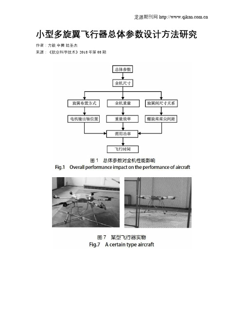 小型多旋翼飞行器总体参数设计方法研究