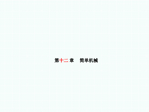 2018年山东省滨州市中考物理一轮复习课件第十二章