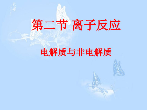 2.2 离子反应 课件 人教版高中化学必修一(共35张PPT)