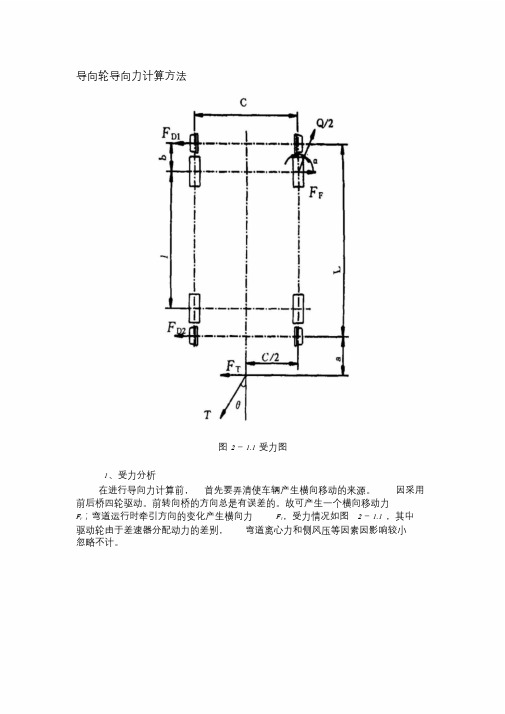 导向轮导向力计算方法精品课件