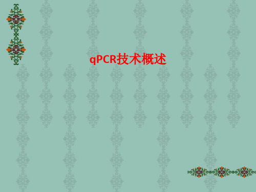 [课件]qPCR技术概述PPT