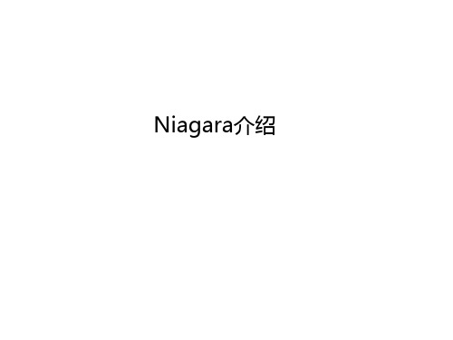 Niagara Framework 介绍(一)