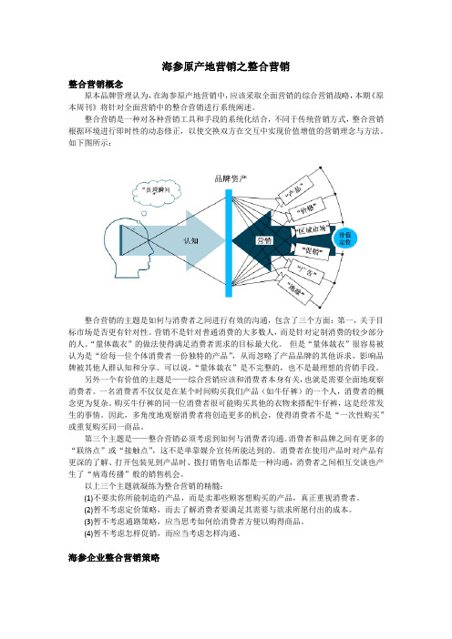 海参原产地营销之整合营销