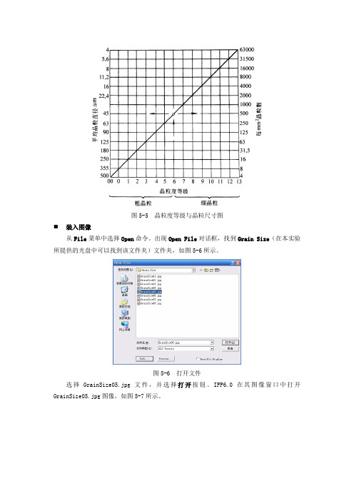 金相显微镜数字图像分析实验要点