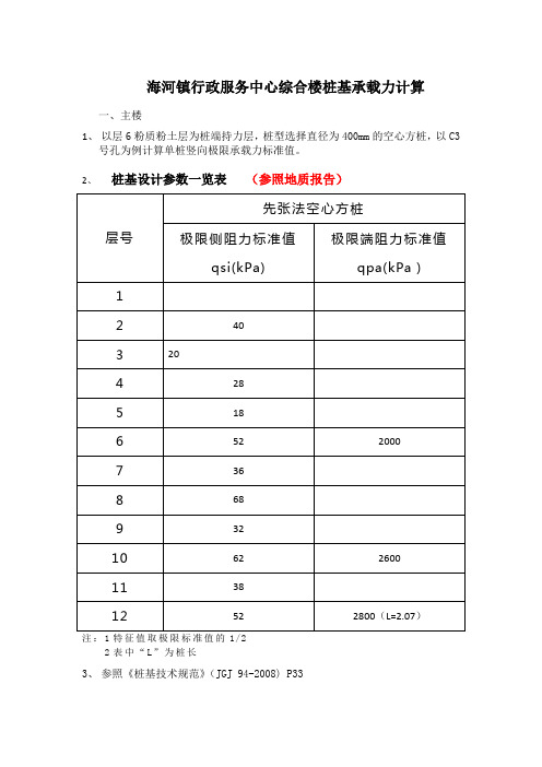 桩基承载力计算(详细+图)