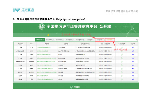 加油站排污许可证填报指南