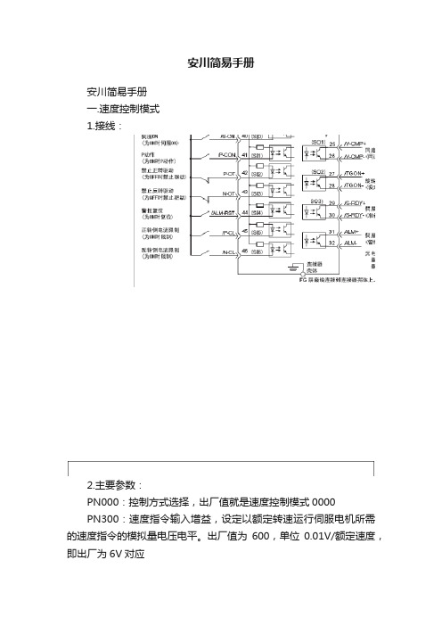 安川简易手册