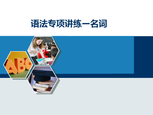 人教版中考英语总复习语法专题名词精讲 (PPT共33张)