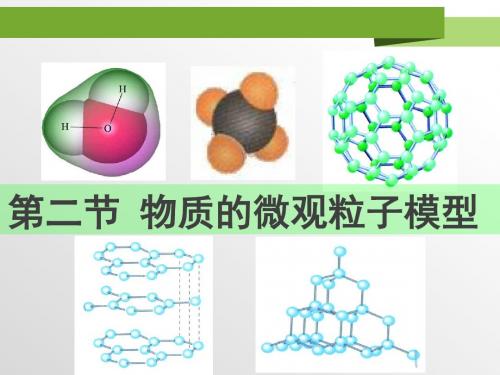 浙教科学八年级下册第2章第2节 物质的微观粒子模型(共17张PPT)