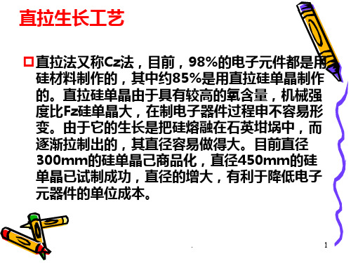 九-单晶硅制备直拉法