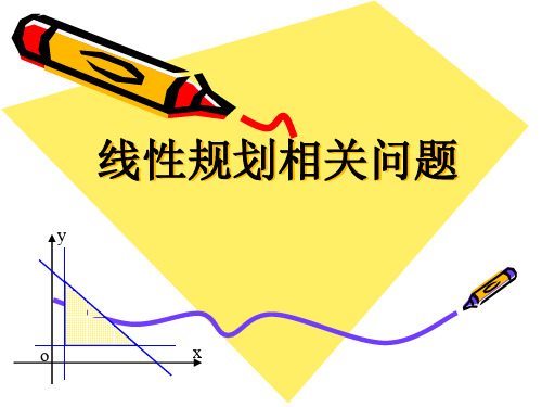 线性规划求最值问题