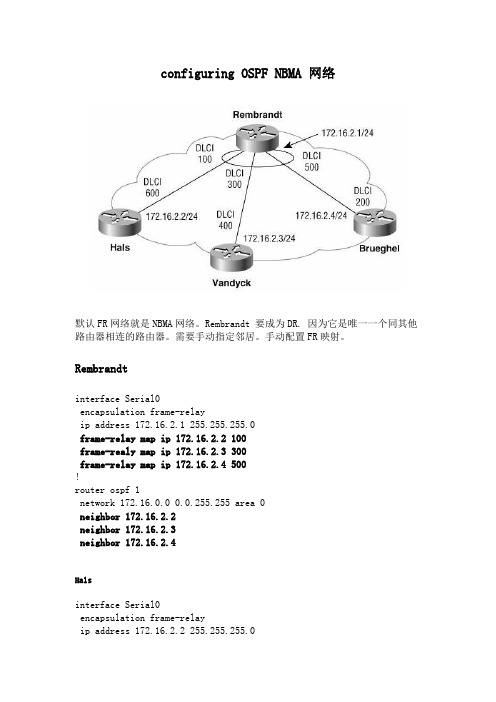 OSPF在NBMA