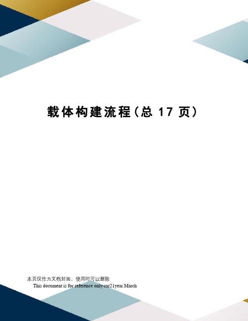 载体构建流程