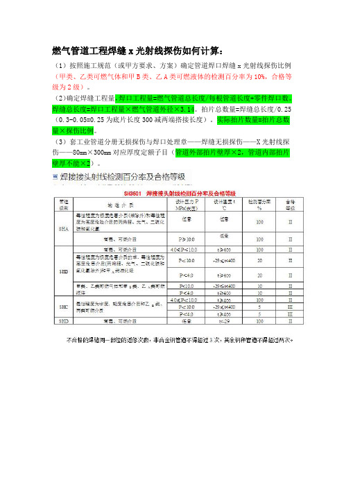 燃气无损探伤