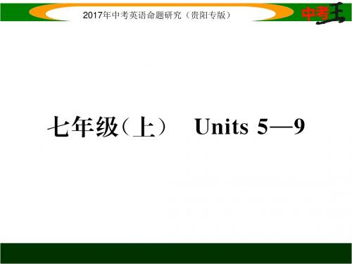 2017中考精英英语(四川地区)课件-第一轮 教材复习(考点精讲精